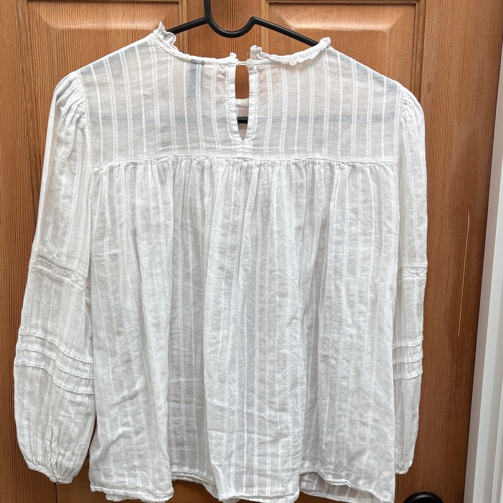 Universal Thread Victorian Style White Textured B… - image 2